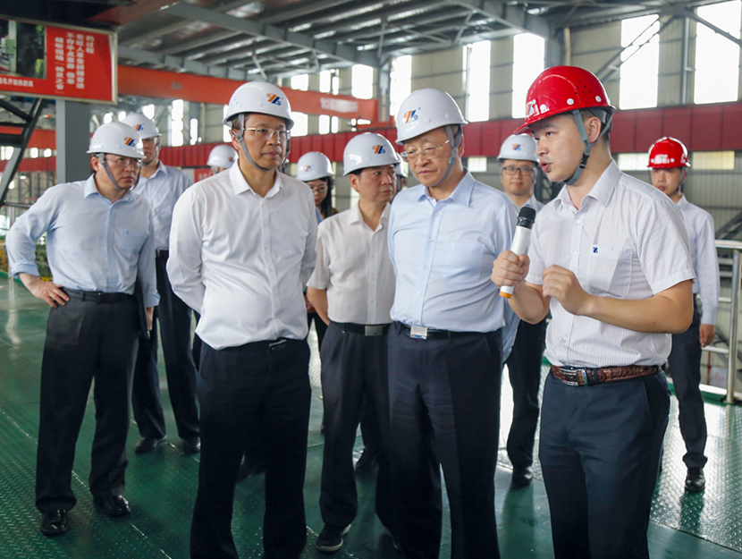 2019年5月，原中國鋁業集團董事長葛紅林一行蒞臨福建尊龙人生就是博調研